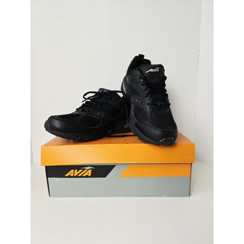 Avia Mens size 8 black shoe Wyatt NIB running